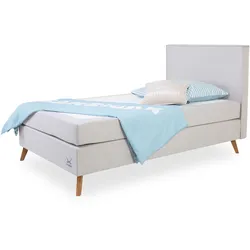 Boxspringbett SANSIBAR POEL (LF 120x200 cm) - Bezug: Stoff - LF 120x200 cm