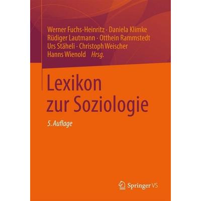 Lexikon zur Soziologie, Taschenbuch von , VS Verlag für Sozialwissenschaften