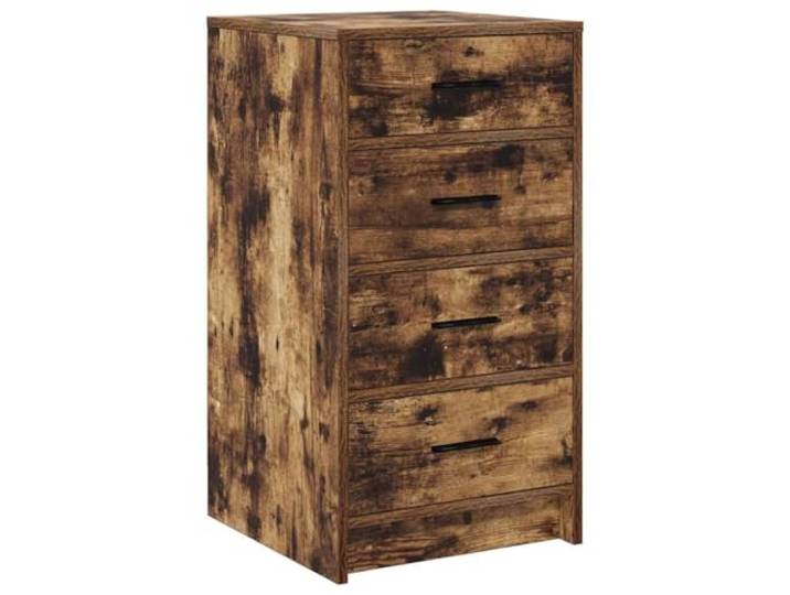 HKTMGDNG Sideboard Räuchereiche 40x41x75 cm Kommode Holzwerkstoff Kompakter Beistellschrank fürs Esszimmer und den Flur bietet praktische Ablagefläche für Geschirr oder Dekoration.