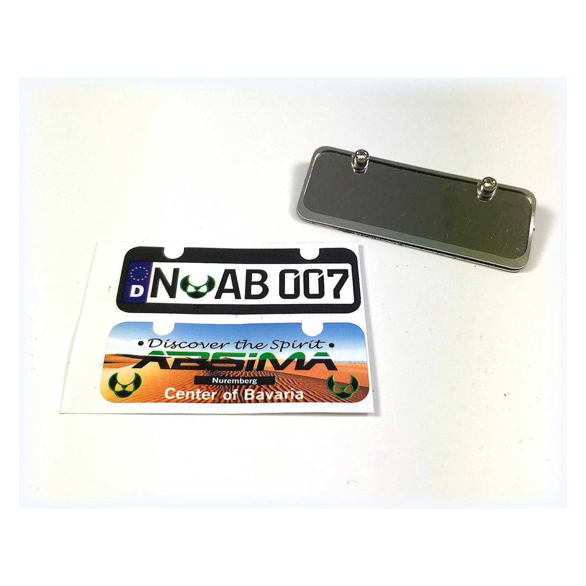 Absima 2320101 RC-Modellbau Zubehör Kennzeichenhalterungen hinten (2320101)
