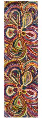 SAFAVIEH Fiesta Shag Jada Abstract Floral Rug
