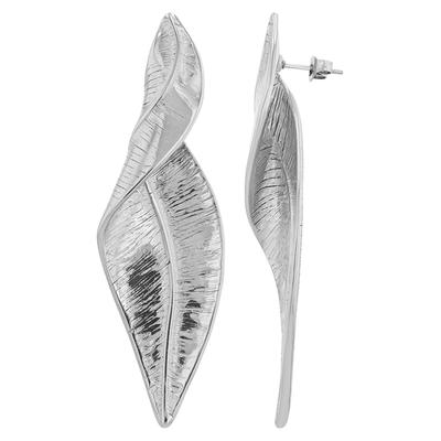 Paar Ohrhänger ADELIA´S "Ohrringe – Ohrstecker aus Edelstahl", Damen, Gr. Damen, Edelstahl, silber, Ohrringe, Geschenkidee: zeitlos und vielseitig