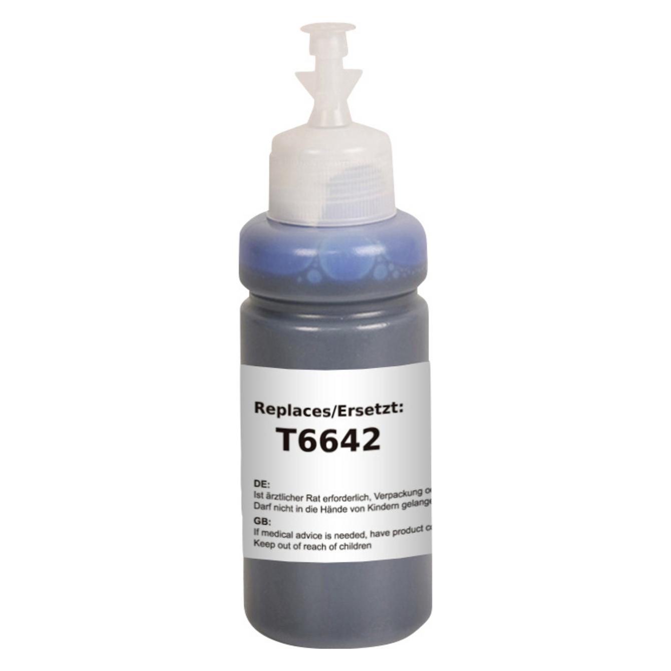 Renkforce Nachfülltinte ersetzt Epson T6642 Kompatibel Cyan RF-EINKT6642C (RF-6728548) (RF-6728548)