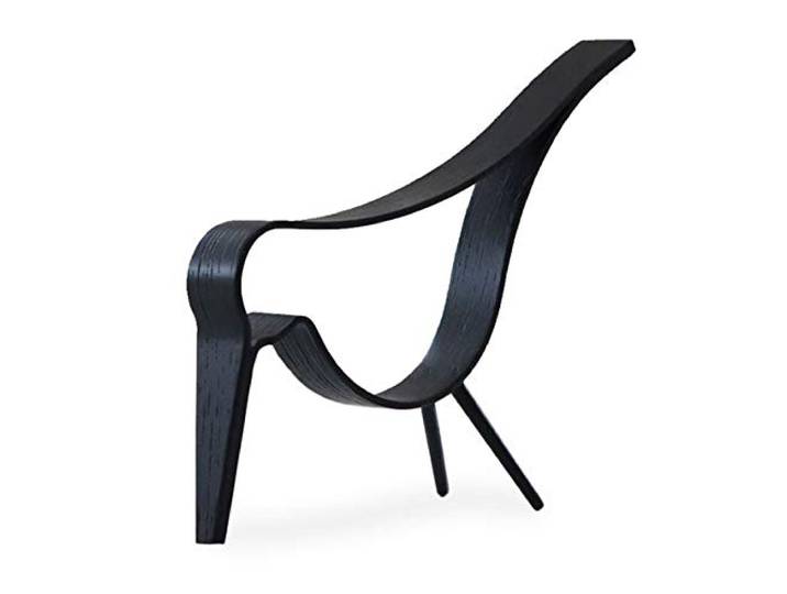 Cooee Design Sculptuur decoratief object, Black Stained Oak, 24cm