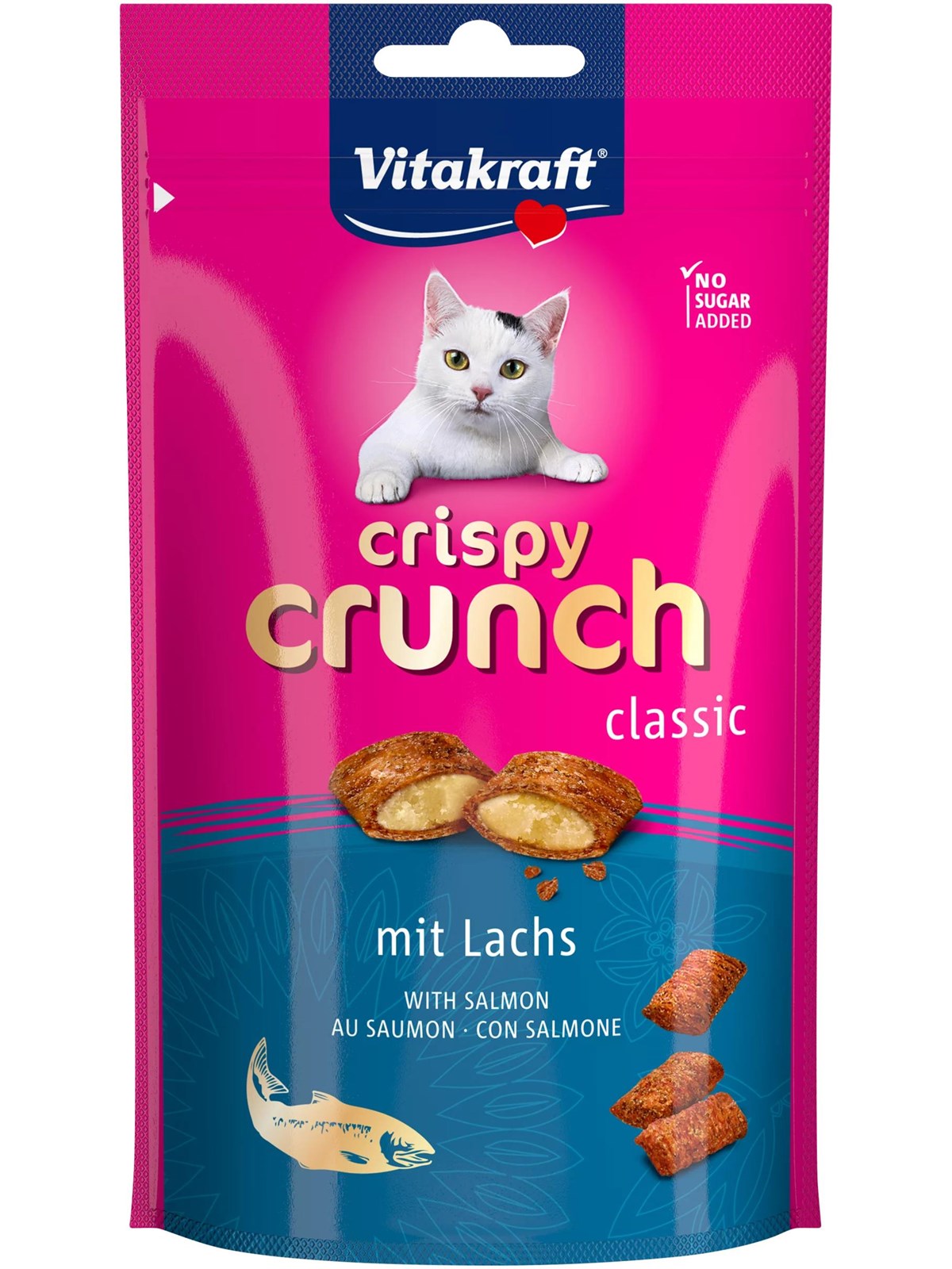 Vitakraft Crispy Crunch Classic mit Lachs 60g