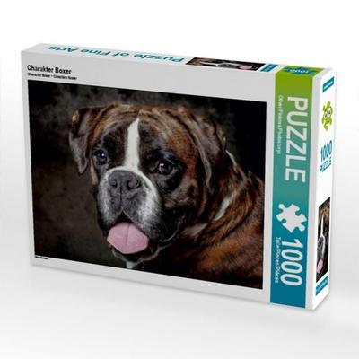 CALVENDO Puzzle Charakter Boxer | 1000 Teile Lege-Größe 64x48cm Foto-Puzzle für glückliche Stunden