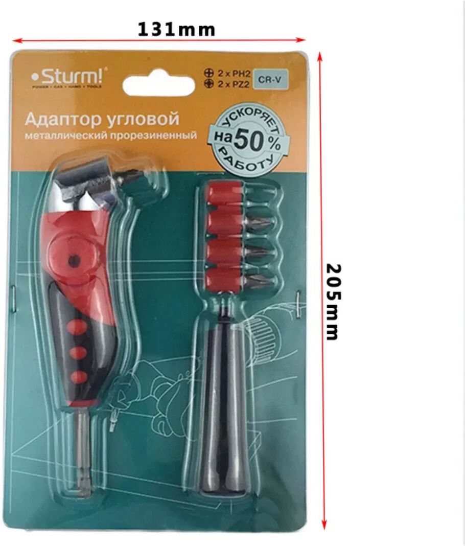 INF 105° Winkel-Bohradapter – 1/4'' Sechskantaufnahme, magnetische Schnellwechsel-Bithalterung aus Carbonstahl, kompatibel mit