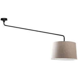 ROSSINI ILLUMINAZIONE Vivien Deckenleuchte Schwarz/Elfenbein Kegel E27 IP20 48 cm – Rossini