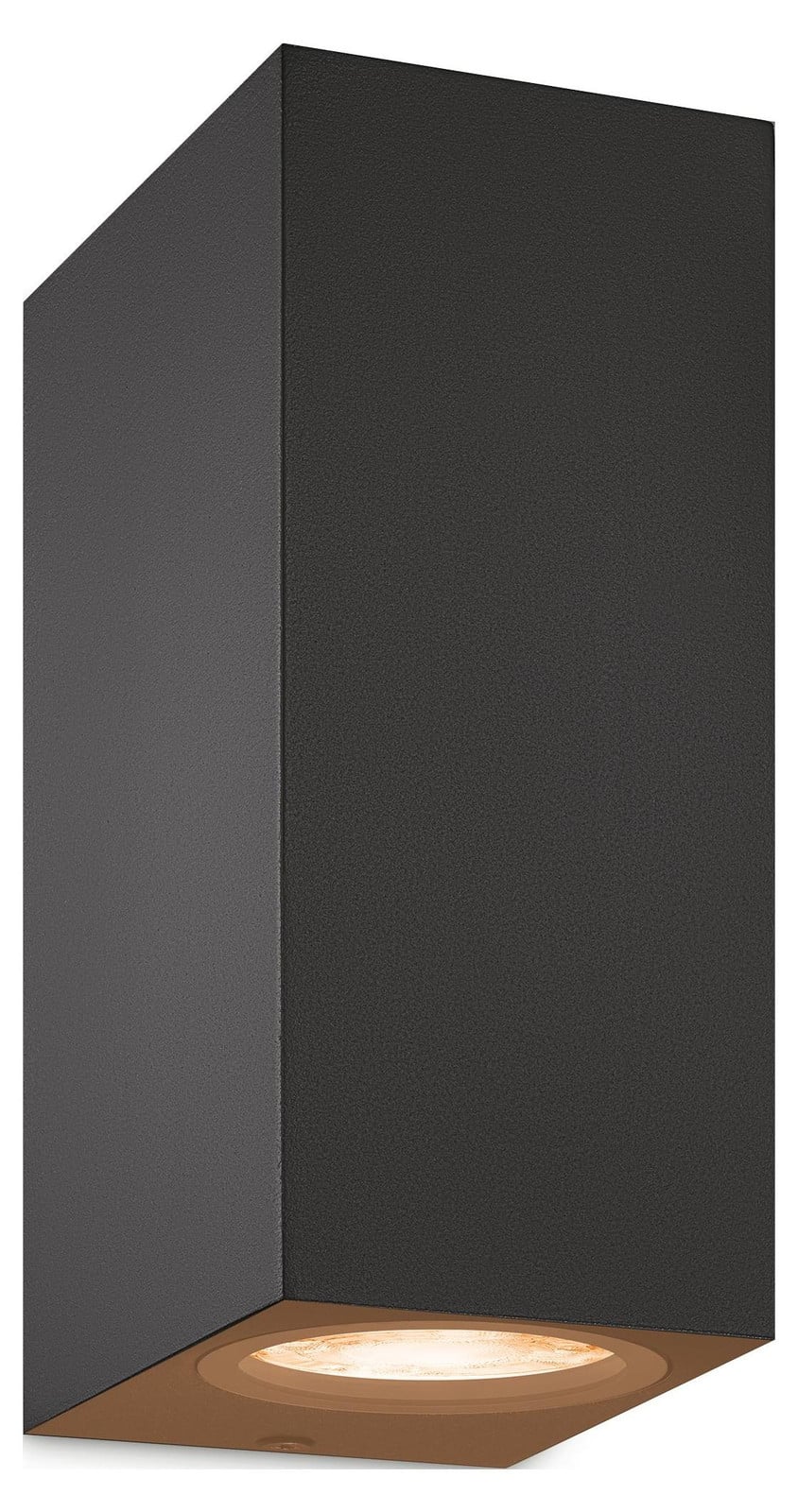 WiZ Wandspot Up and Down smart LED wandlamp - zwart