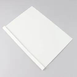100 Thermobindemappe A4, Hochglanz-Karton, 40 Blatt, weiß 4 mm