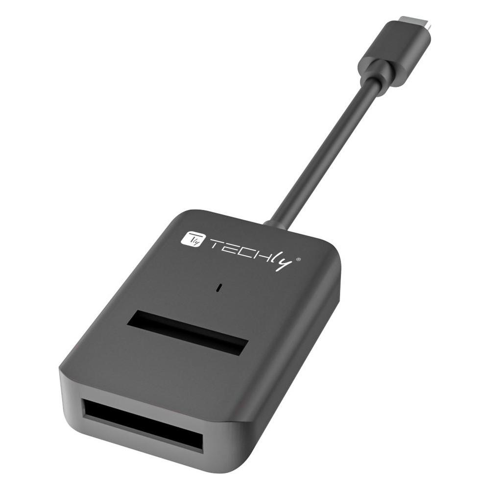 Techly USB-C zu NVMe/SATA SSD Adapter (M.2) (IADAP USB32-SATASSD)