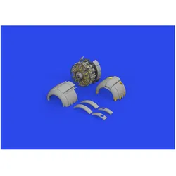 Eduard A6M2-N Rufe engine complete PRINT 1/48