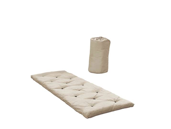 Matelas futon de voyage 1 pers. 70x190 cm beige