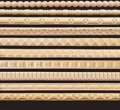 Inspire Essentials Vintage Wood Carved Corner Applique Decor For Furniture And Wall Accents g1