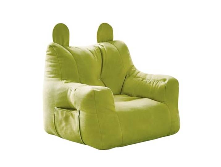 Xumh2024-3 Sitzsack Lazy Sofa Sitzsack Stuhl Kleines Lesen Rückenlehne Schlafzimmer(Green)
