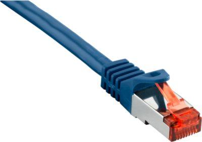 Patch-Kabel CAT6 S/FTP 7,5 m, blau