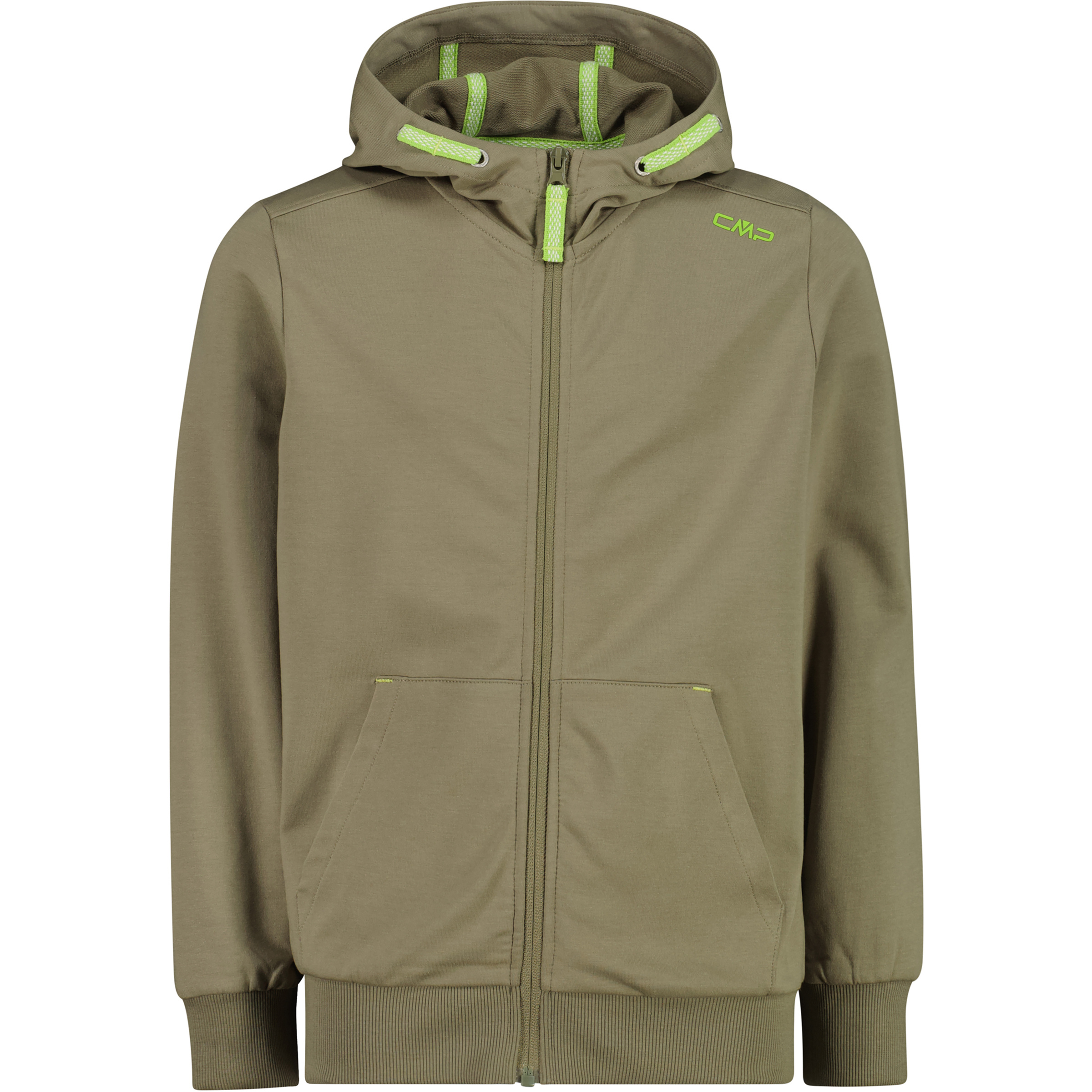 CMP Kinder Wanderjacke oliv Größe 152 Trekking Elastisch