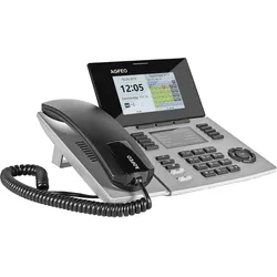Agfeo ST 56 IP, Telefon, Silber