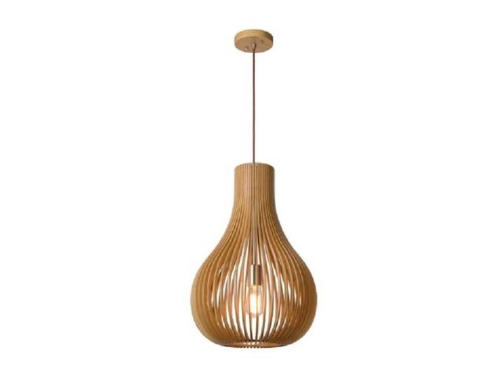 Suspension en bois beige H55cm