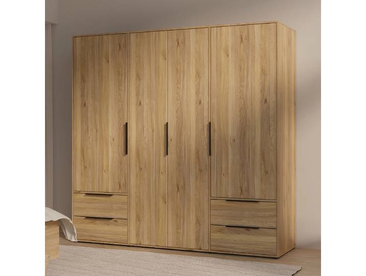 Drehtürenschrank 206cm Braun