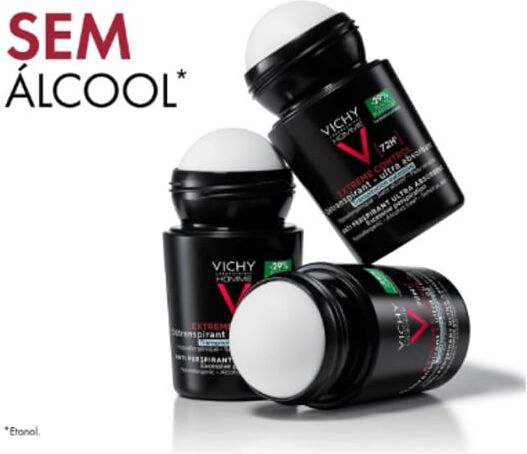 Vichy Homem Desodorizante Roll- on 72H 50ml x2     Preço Especial
