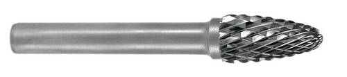 Exact 72356 Frässtift Hartmetall Baum Länge 70mm Schaftdurchmesser 6mm