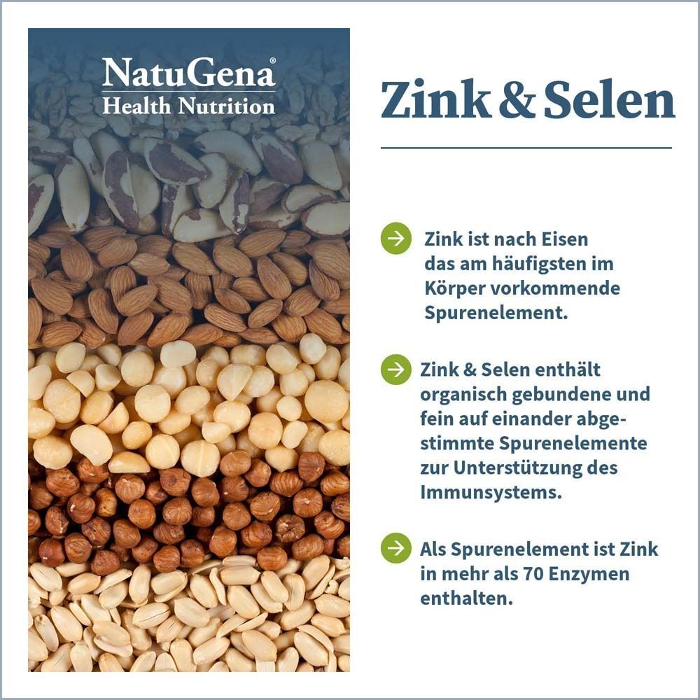 NatuGena Zink & Selen Tabletten 2x 2x120 St