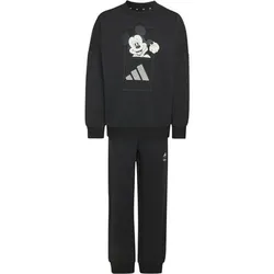 ADIDAS Kinder Sportanzug MICKY MAUS, Größe 140 in Schwarz Schwarz