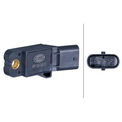 HELLA Sensor, Saugrohrdruck 6pp358393121 für Audi