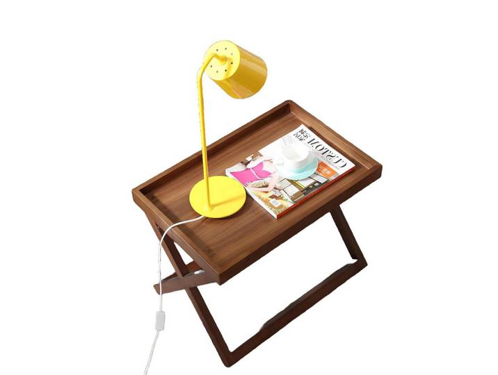 Xlmoebel Beistelltisch Vintage Holz Tisch in luxuriösem Braun für elegantes Wohnen (Beistelltisch), Hergestellt in Europa