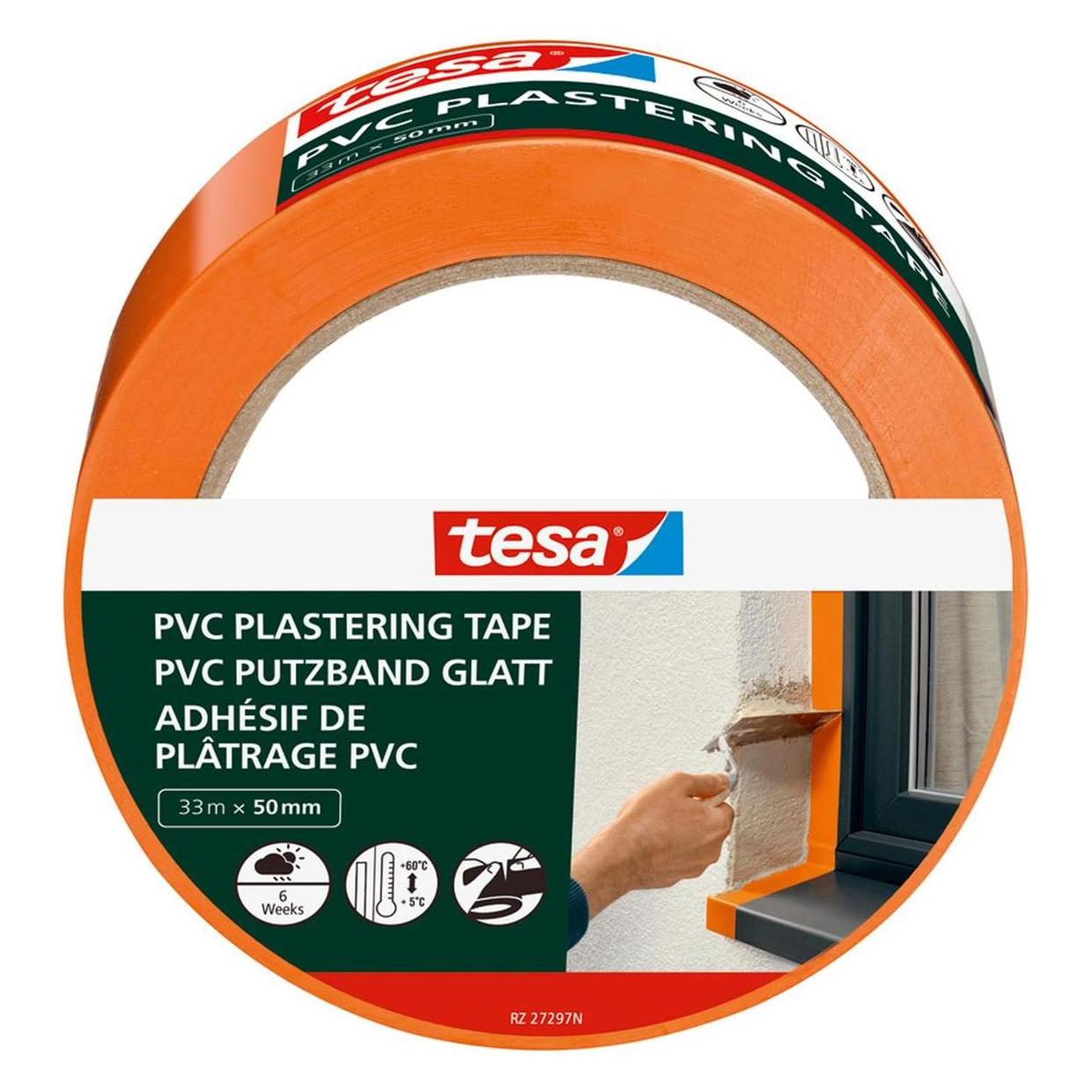 tesa PVC Putzband glatt (50 mm) (55487-00000-01)