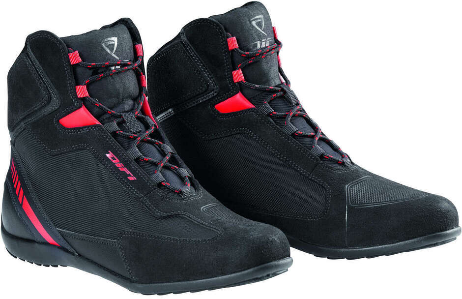 Scarpe Moto DIFI Miles Nero Rosso taglia 41