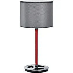 Design Chrom Tisch Leuchte Metall Kabel Schalter Beistell Lese Lampe E27 Beleuchtung Trio 503400106