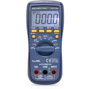 GALLUNOPTIMAL Multimeter Skala400, digital, True RMS, CAT II 1000 V, CAT III 600 V, 4000 Counts, Auto-Range