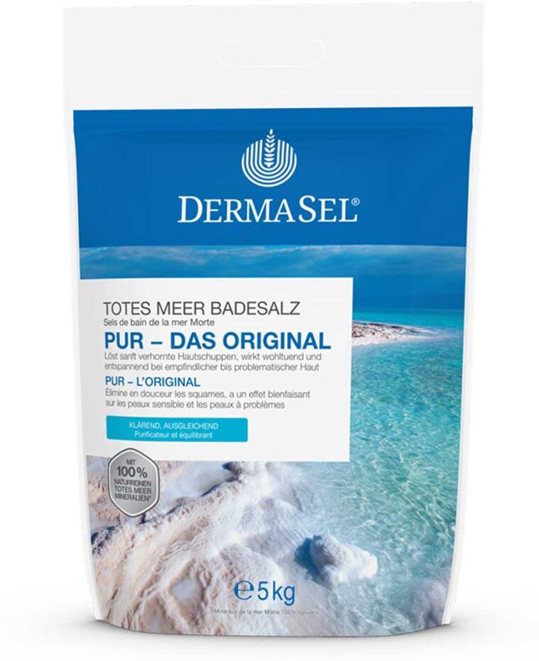 Dermasel Totes Meer Badesalz Pur 5kg