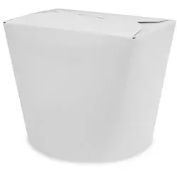 500 Faltboxen/Pommesboxen/Dönerboxen/Asiaboxen 750 ml weiß – PE-beschichtet