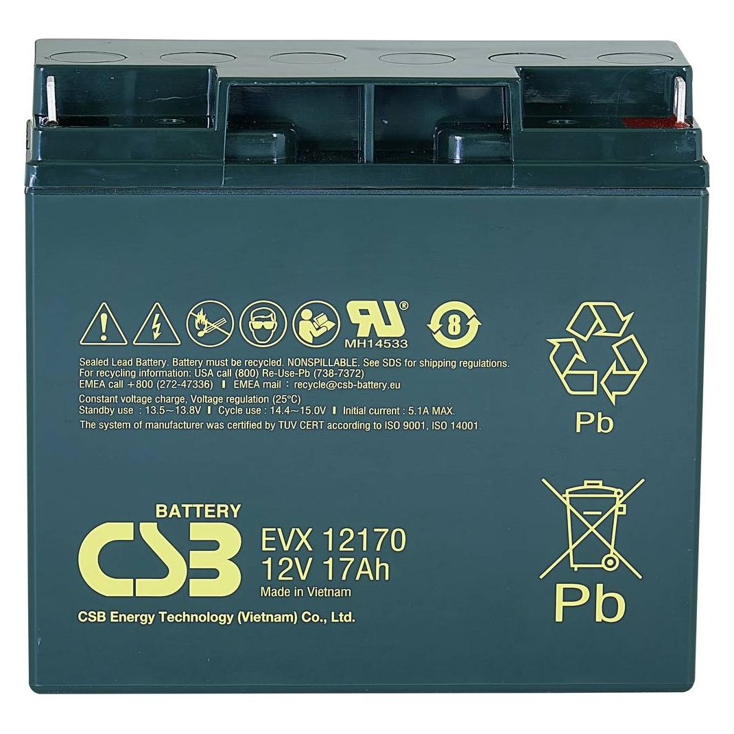 CSB Battery BleiAkku EVX 12170 (17000 mAh, 12 V) (EVX12170)