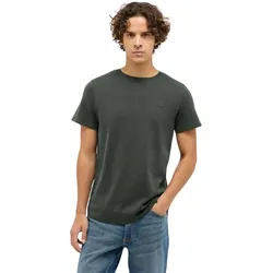 Mustang T-Shirt Allen mit Slim Fit in Dunkelgrün-3XL