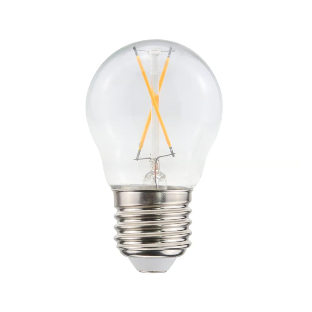 Airam Filament LED-gloeilamp helder, 2-filament, E27, 1W, niet dimbaar