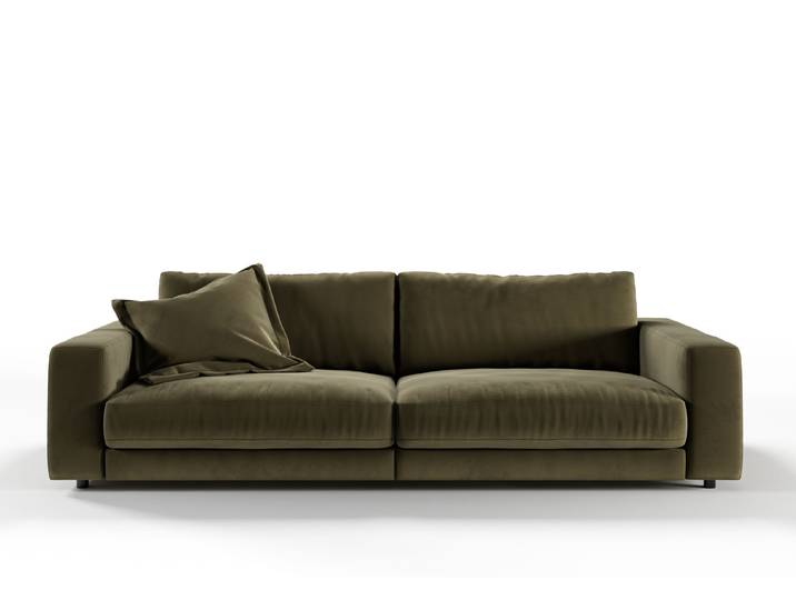 Candy High End Big Sofa Velvet 290x127 cm