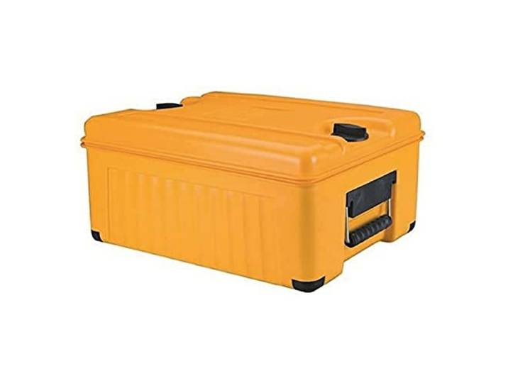LACOR 66099 Thermo-Transporbehälter 17 L, gelb Langlebiges Profi-Utensil; entwickelt für optimale Leistung und schnelle, unkomplizierte Reinigung in der Spülmaschine
