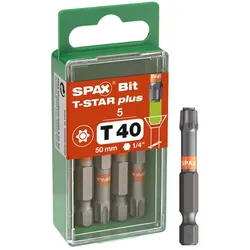 SPAX Bits T40 T-STAR Plus, 5St.