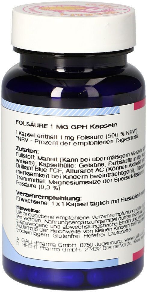 GALL PHARMA Folsäure 1 mg GPH Kapseln 60 St