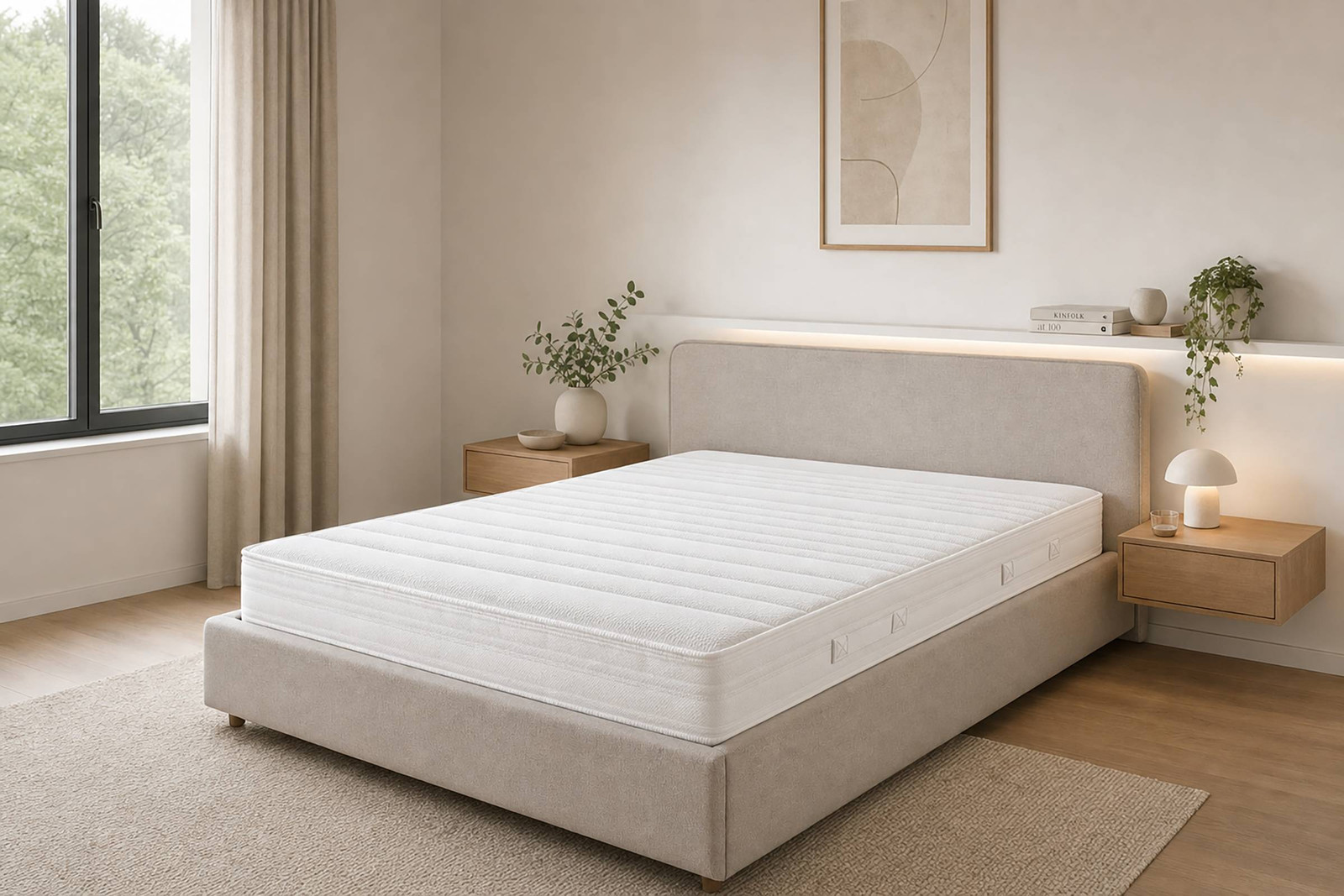 home24 Remia type C 7-zones koudschuimmatras wit, B/D: 90 x 200 cm