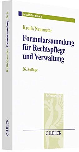 Werner Böhme - Formularsammlung für Rechtspflege und Verwaltung - Preis vom 09.10.2026 07:28:09 h