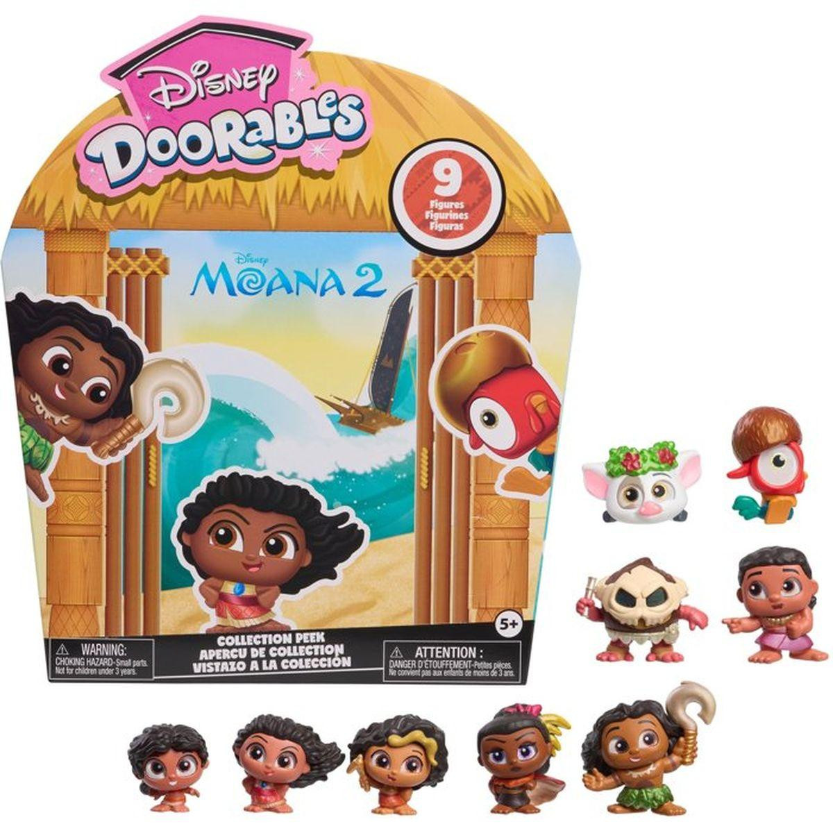 Disney Doorables Moana Collector's Set met 3,8 cm verzamelbare figuren