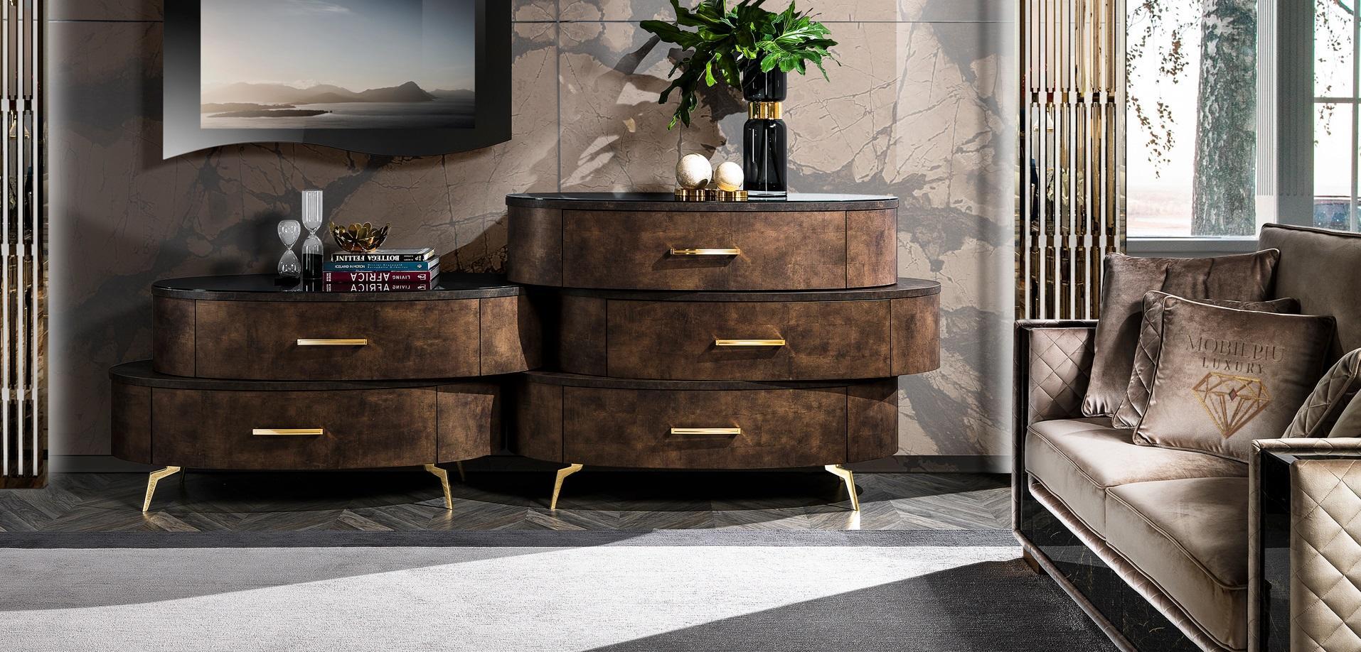 Luxus Holz Kommoden Schrank Regal Konsole Möbel Kommode Design Schrank