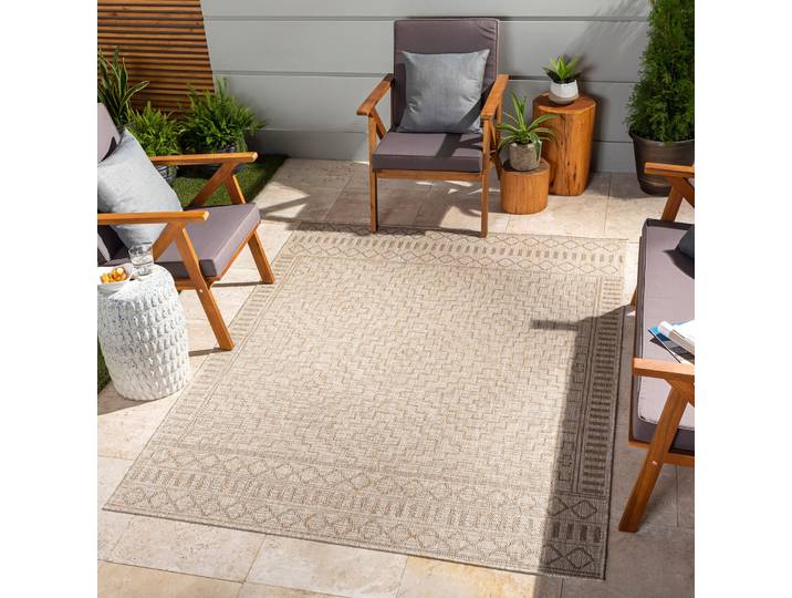 Teppich LIVABLISS KURA , beige (creme), B:160cm H:4,1mm L:213cm, Polypropylen, Teppiche, Teppich