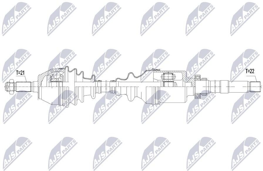 NTY NPW-PE-159 Antriebswelle
