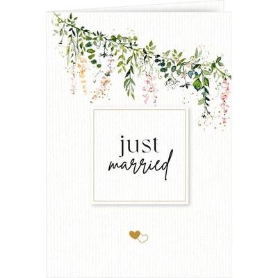 Grußkarte mit Kuvert – just married, Sonstige von Julia Borchers, Coppenrath